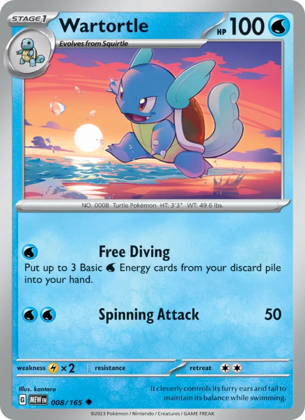 Wartortle #8/165