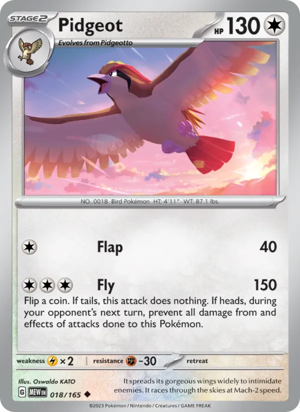 Pidgeot #18/165