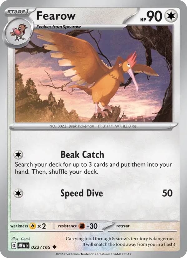 Fearow #22/165