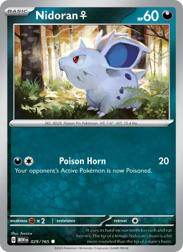 Nidoran♀ #29/165