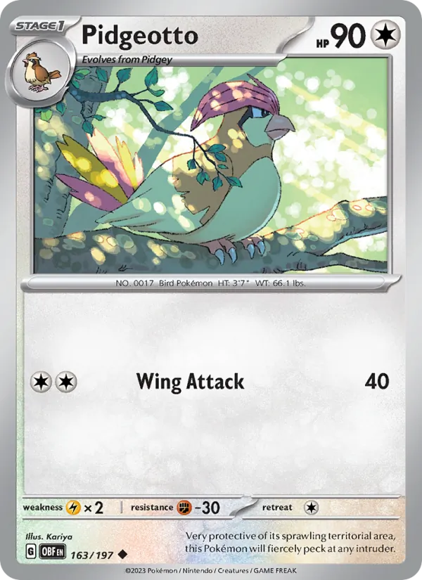 Pidgeotto #163/197