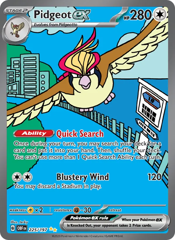 Pidgeot ex #225/197