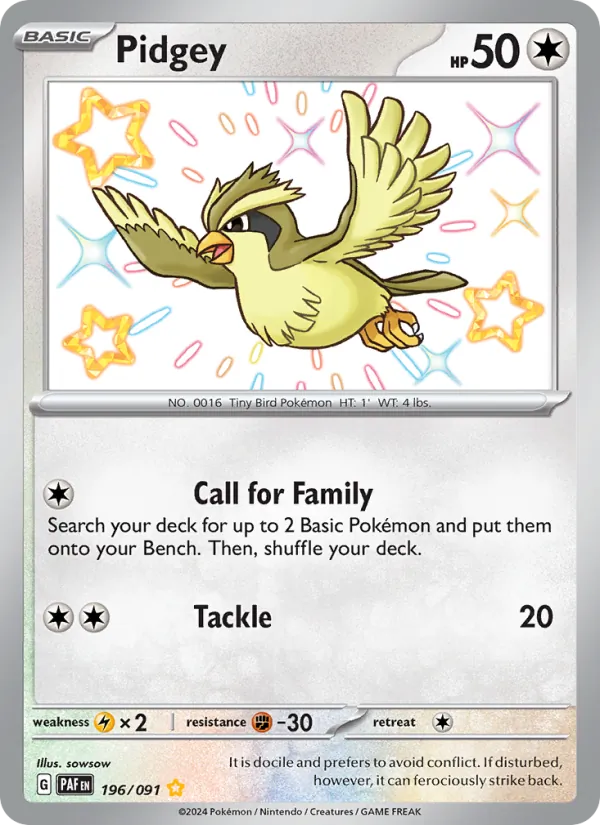 Pidgey #196/91