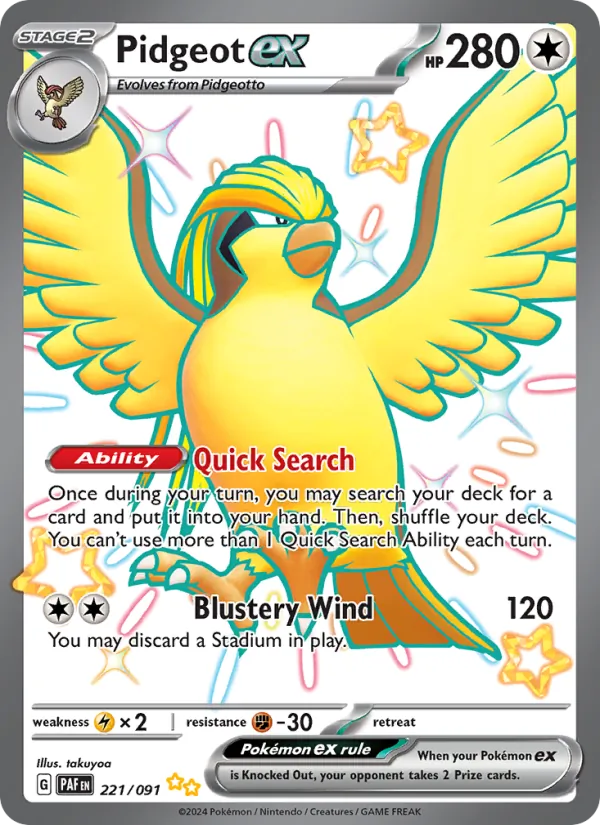 Pidgeot ex #221/91